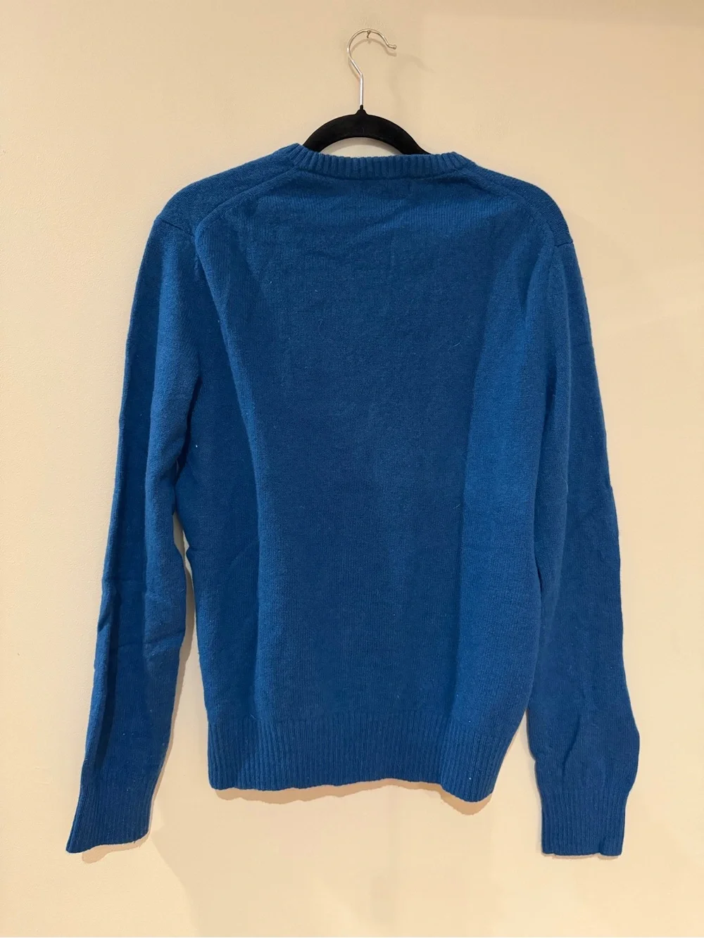 Banana Republic Blue Italian Merino Crewneck Sweater